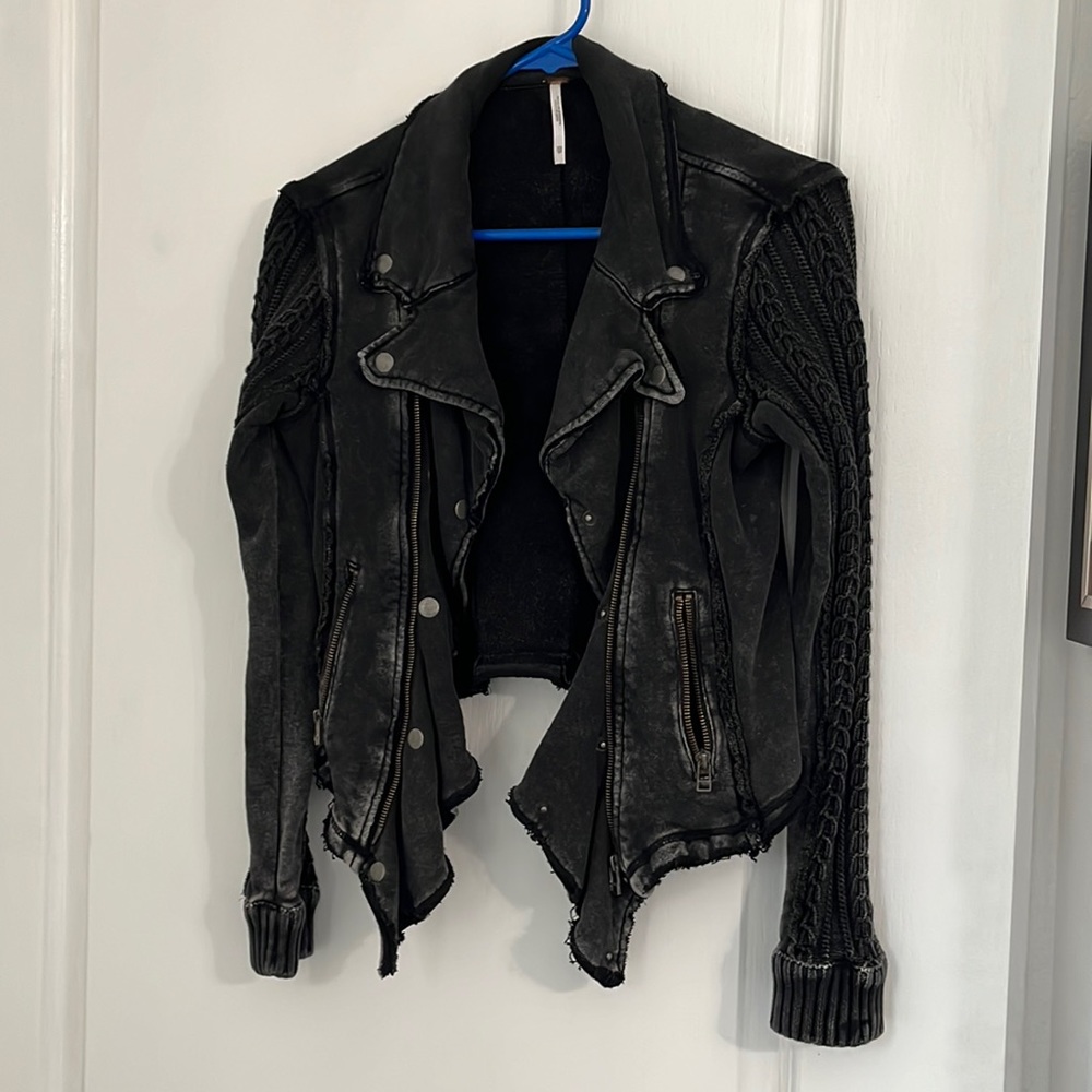 Distressed jacket